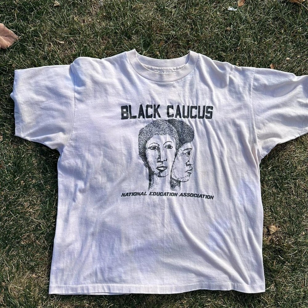 Vintage Black Caucus Shirt